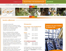 Tablet Screenshot of enjoy-fitnessclub.de